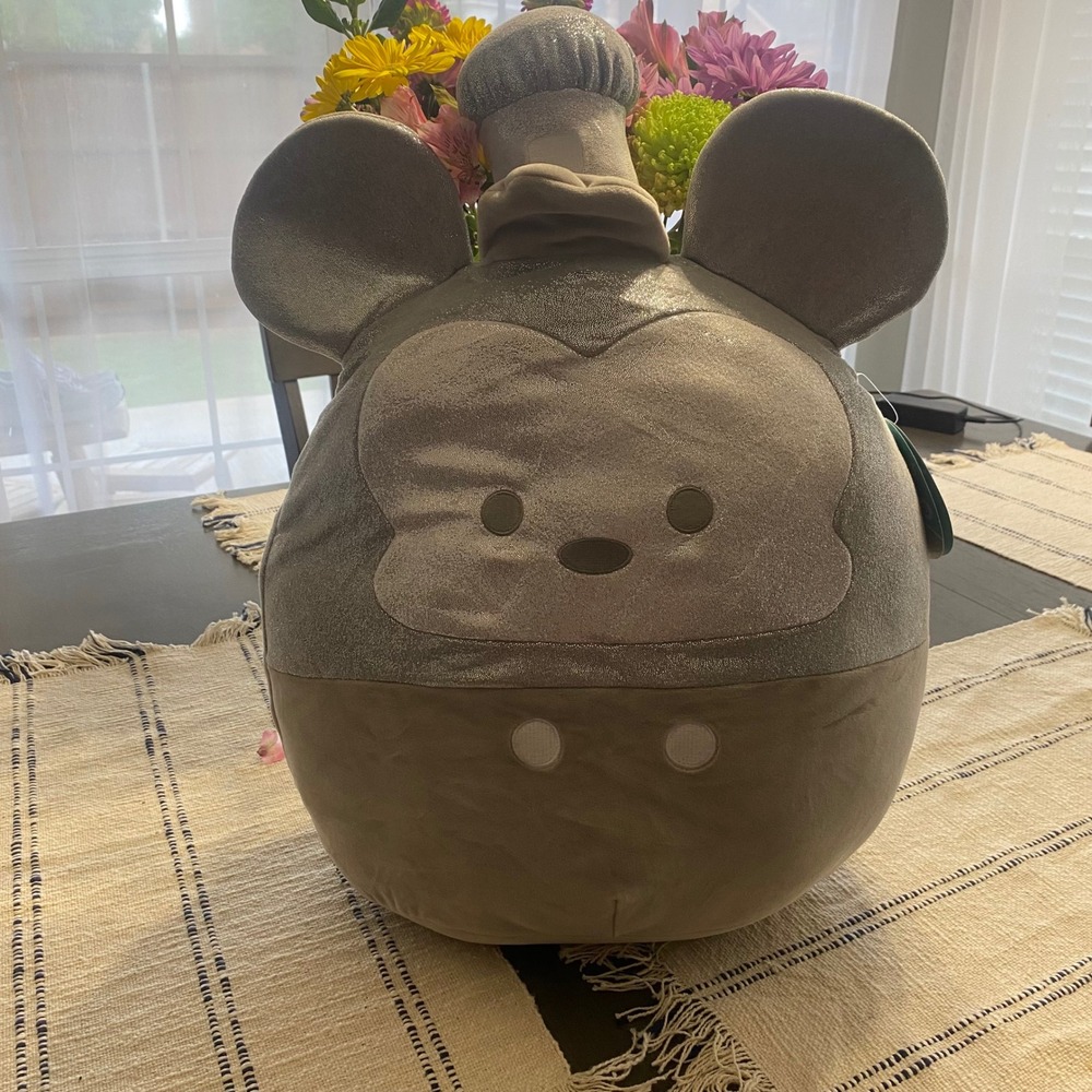 Squishmallows Disney 100th Anniversary Steamboat Willie Mickey Mouse 16" Plush